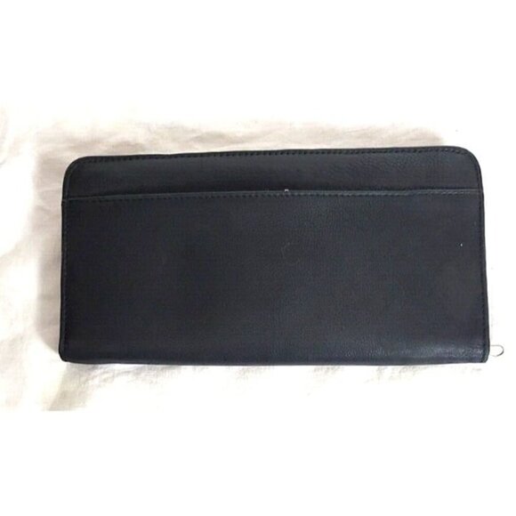 Cowhide Leather Full Grain Passport boarding pass travel document holder vintage - Picture 2 of 7